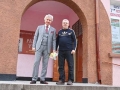 21-O.Trajanov and School director front of school